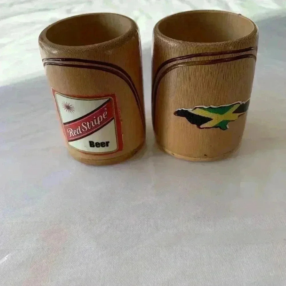🔥Free with 50$ purchase or over🔥UNIQUE hand carved bamboo shot glasses
